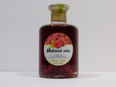 Malinové víno 0,2l